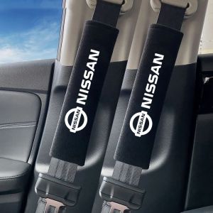 Housse de ceinture de sécurité de voiture, 2 pièces, coussinet de Protection d'épaule pour Nissan