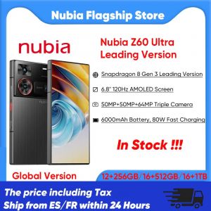 ElecNubia-Smartphone Z60 Ultra, version leader, 5G, Snapdragon 8, Isabel 3, version principale, 6.8,