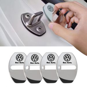 Couvercle de protection pour serrure de porte de voiture, autocollant anti-rayures pour Volkswagen