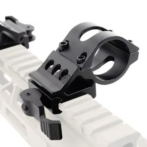 Supports de portée pour lampe de poche, 25mm, Style à dégagement rapide, pour Rail Picatinny/Weaver