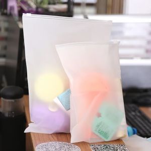 Sac en Plastique à Fermeture Éclair EVA, Sacoche Translucide d'Emballage Étanche, Fourre-Tout de