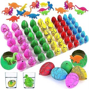 20 pièces/ensemble dinosaure magique à couver en croissance dans l'eau, processus de crèche d'œuf,