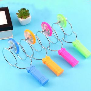 Toupie magnétique avec lumières LED pour enfant, gyroscope Shoous coloré, jouets de sport amusants,