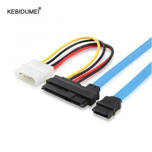 SAS Adaptateur C&acirc;ble SAS SATA 29 Broches Femelle M&acirc;le 4 Broches Connecteur de C&acirc;ble Adaptateur