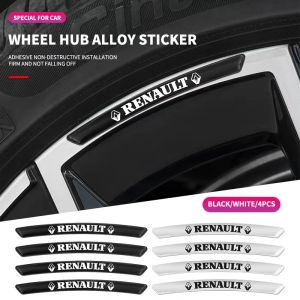 Autocollant de moyeu de jante de roue de voiture, Logo en aluminium, décoration de voiture pour