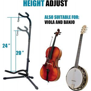 Support de guitare universel avec support de cou trépied support de guitare support de sol pour