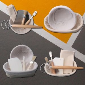Outils de cuisson ensemble de banneton fermentation de pâte paniers d'épreuve de pain pour