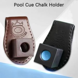 Porte-craie magnétique pour queue de billard avec clip de ceinture, sac de fixation portable pour