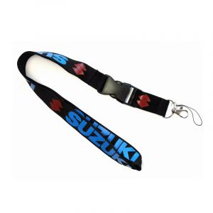 Porte-cl&eacute;s avec embl&egrave;mes de voiture, carte de travail, lani&egrave;re de cou suspendue pour Suzuki Jimny