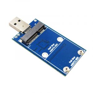 Mini PCI-E mSATA vers USB 3.0 convertisseur SSD externe adaptateur de Transmission de donn&eacute;es Module