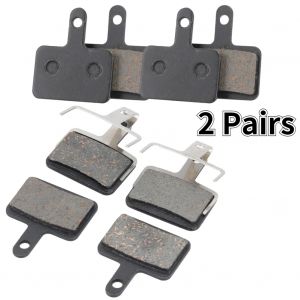 2 paires Vélo Semi-Métal Résine Céramique Plaquettes De Frein À Disque pour Shimano B01S M375 M395