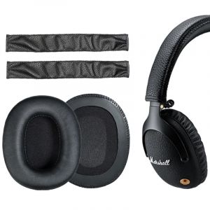 Coussinets d'oreille de haute qualité pour moniteur Marshall, oreillettes de remplacement, housse en