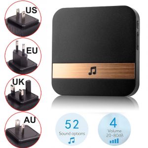AC 110-220V RF 433Mhz sonnette intérieure intelligente sans fil WiFi sonnette de porte pour