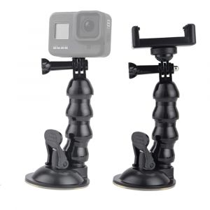 Support de montage de voiture à ventouse de pare-brise, bras de serrage flexible pour GoPro hero 10