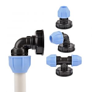 Raccord de r&eacute;servoir IBC S60, 20/25/32mm, raccord de r&eacute;servoir IBC, s&eacute;parateur en t, coupleur