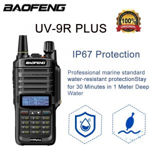Baofeng UV-9R Plus 15W IP68 double bande étanche talkie-walkie 16KM longue portée Portable HF
