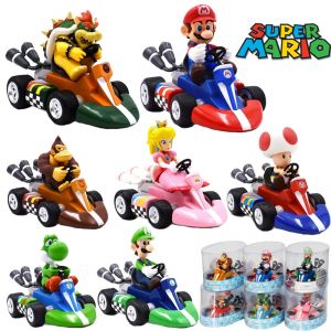 Mario retirer voiture Anime dessin anim&eacute; Mario Luigi Yoshi princesse p&ecirc;che &acirc;ne Kong crapaud Bowser