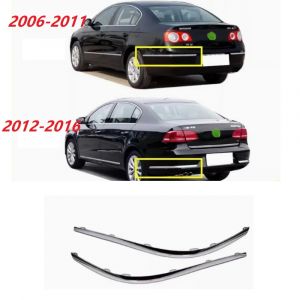 Bande décorative chromée pour pare-chocs arrière, pour VOLKSWAGEN Passat B6 B7 2006 – 2016