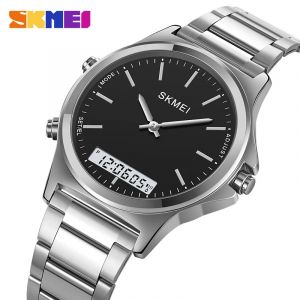 SKMEI 2120 horloge reloj hombre 3 temps rétro-éclairage affichage numérique Chrono montre Sport