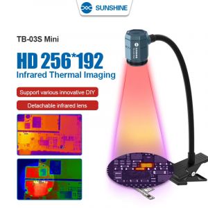 SUNSHINE TB-03S Mini Instrument d'imagerie thermique infrarouge HD 256*192, détection de