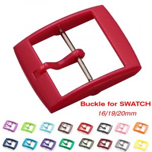 Fermoir de montre en plastique pour bracelet Swatch, bracelet de montre color&eacute;, broche de bracelet