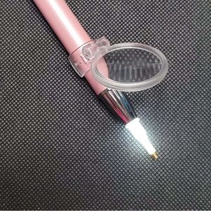 Porte-stylo loupe mains libres, outil &agrave; clipser, stylo d'art diamant, perceuse, loupe pour