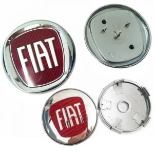 Emblème de Capot Avant de Voiture en Métal, Autocollants de Roue pour Fiat Aegea 500c KrasnoUno