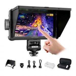 Kit de moniteur de champ vidéo avec batterie 1920X1080, IRUS TROX DC-550 PRO Caméra à écran tactile