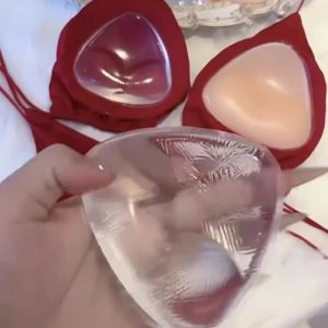 Inserts de soutien-gorge en Silicone, 2 pièces, coussinets d'allaitement collants, Push-up pour