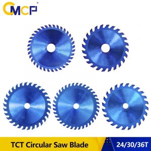 CMCP-Mini Lame de Scie Circulaire pour Bois, Revêtement Bleu, Disque à Découper en Carbure TCT,