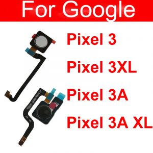 Capteur d'empreintes digitales, bouton de menu, câble flexible pour Google Pixel 3 3XL 3A 3AXL,