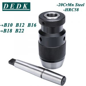 DEDK B10 B12 B16 B18 B22 mandrin de forage auto-serrant MT1 MT2 MT3 MT4 C20 R8 mandrin de forage