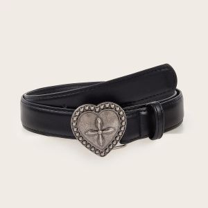 Nouveau &agrave; la mode Simple gothique Vintage m&eacute;tal amour croix ceinture femmes ceinture Diesel ceinture