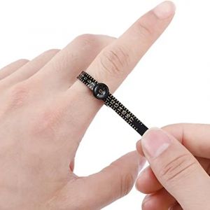Décent breur de bague de taille américaine avec loupe, testeur de mesure, jauge de doigt