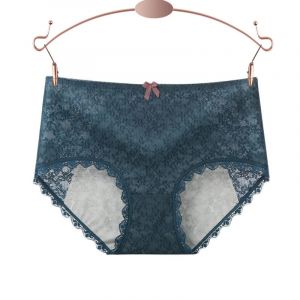 Nouveau coton p&eacute;riode physiologique &eacute;tanche culotte menstruelle Sexy dentelle respirant taille basse