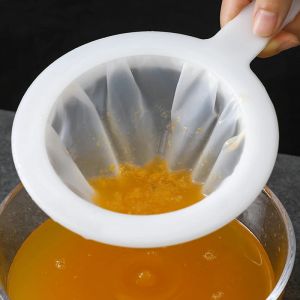 Tamis à mailles avec filtre Ultra-fin en Nylon, pour jus de soja, café, lait, passoire alimentaire,