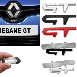 Autocollants emblème GT en métal, autocollant de style de voiture, pour Renault Sport Megane 2 3 4 5