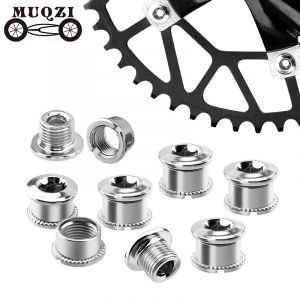 MUQZI 5 paires de boulons de plateau de vélo simple Double trois disques écrou de plateau pédalier