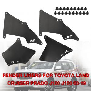 Pour Toyota Land Cruiser Prado 2003-09 garde-boue avant arrière de voiture garde-boue garde-boue