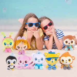 Octonauts originaux 20cm jouets en peluche Barnacles Peso Kwazii Tweak végimal Animal en peluche