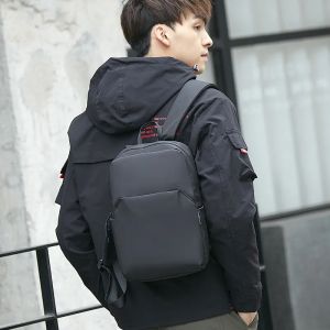 Mini toile hommes sac à dos mode noir sac à dos sac d'école pour homme petit japonais mâle sac à dos