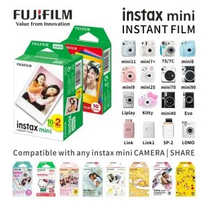 Origine Fujifilm Instax Mini Film 10-100 feuilles papier Photo pour appareils photo à Film