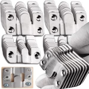 Boucle de suspension Interlock en acier inoxydable, 5 paires, crochet pour cadre Photo, support de