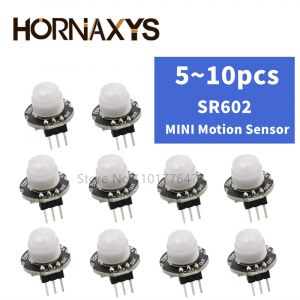 5/10 pièces/MINI Module de détecteur de capteur de mouvement SR602 kit pyroélectrique infrarouge PIR