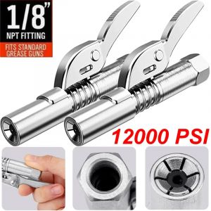 Buse de coupleur de graisse haute pression 12000PSI, pompe à tuyau, seringue, pistolet à graisse,