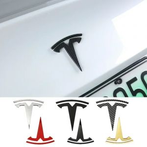 Autocollant de Logo de capot avant de voiture en alliage de Zinc, pour Tesla mod&egrave;le 3 Mode Y,