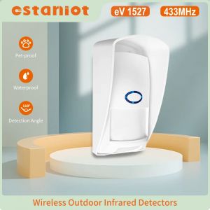 Staniot 433Mhz Mini détecteur de mouvement PIR extérieur maison intelligente capteur d'alarme