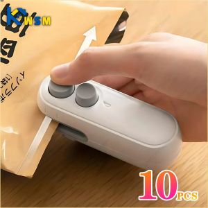 Mini scelleuse thermique Portable 2 en 1, pour collations, usage domestique, rechargeable, scelleuse