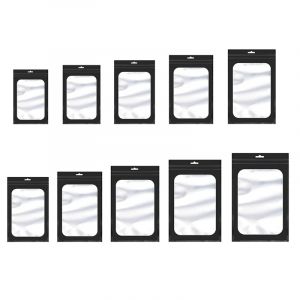 Sacs plats en aluminium à fermeture éclair, 100 pièces, à cosmétiques pour sel bain, Mini sacs