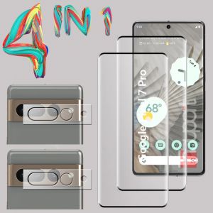 Verre trempé 3D pour Google Pixel 7 Pro protecteur d'écran Film d'objectif de caméra Pixel7 Pro